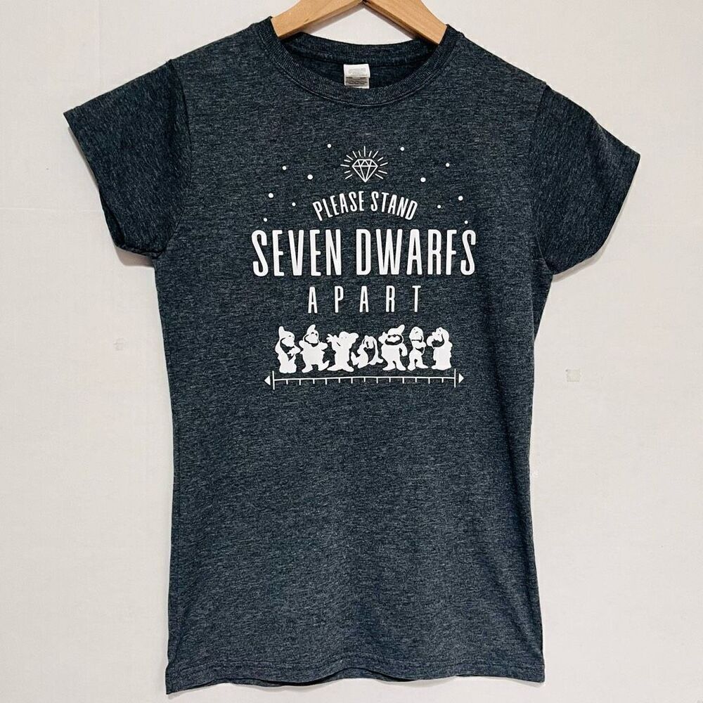 No Brand Tee Shirt   “ Please Stay Seven Dwarfs Apart “   Sz S   GUC